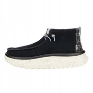 Botki damskie - Damskie Buty Botki Trzewiki Ciepłe Zamszowe HeyDude Wendy Peak Hi Suede 38 - miniaturka - grafika 1