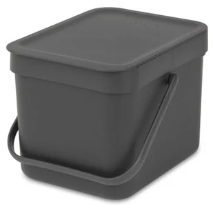 Brabantia Kosz na śmieci Sort&Go', szary , 6 l - Kosze na śmieci - miniaturka - grafika 1