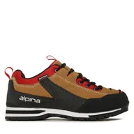 Buty trekkingowe męskie - Trekkingi Alpina Royal Vibram 627F-3 Beżowy - miniaturka - grafika 1