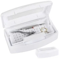 Meble i wyposażenie gabinetów medycznych - Sterylizator narzędzi i drobnych przyborów - pojemnik do dezynfekcji + sitko - zapewnienie właściwych warunków higienicznych - kompaktowy rozmiar, łat - miniaturka - grafika 1