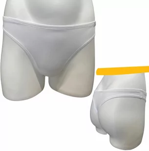 SILUET figi stringi - damskie .XS .biały - Bielizna sportowa damska - miniaturka - grafika 1