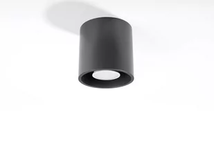 Sollux Lighting Plafon ORBIS 1 antracyt - Lampy sufitowe - miniaturka - grafika 1