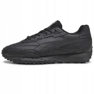Buty sportowe męskie - Buty męskie sportowe Puma Blktop Blacktop Rider Leather czarne 44.5 - miniaturka - grafika 1
