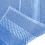 Ręczniki - Ręcznik kąpielowy 50x90 z naturalnym włóknem bambusowym kolor niebieski - miniaturka - grafika 1