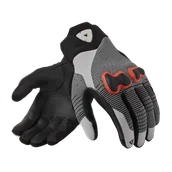 Rękawice motocyklowe - Rękawice Motocyklowe REV'IT! Kinetic 2 Szary/CzerwonyS - miniaturka - grafika 1