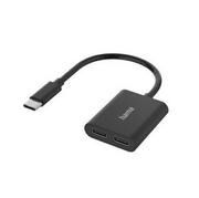 Adaptery i przejściówki - Hama USB-C 2 x USB-C | - miniaturka - grafika 1