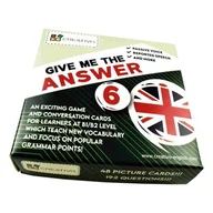 Książki do nauki języka angielskiego - Karty językowe Angielski Give me the answer Level 6 - miniaturka - grafika 1