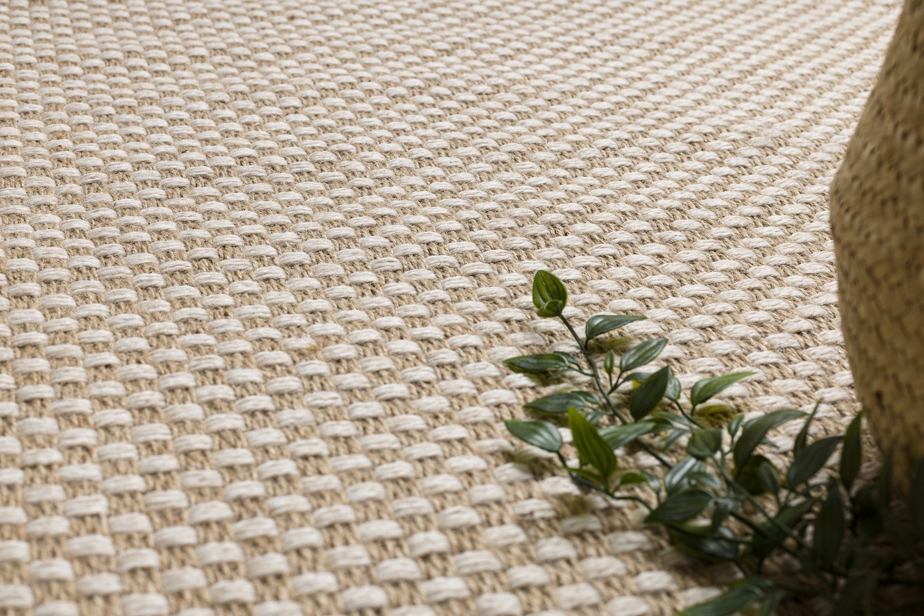 Dywan JUTE 3731 krem / beż - jutowy, płaskotkany, frędzle beżowy 80x150 cm