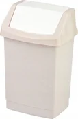 Kosze biurowe - KOSZ NA ŚMIECI CLICK IT 25L UCHYLNY CURVER BEŻ - miniaturka - grafika 1