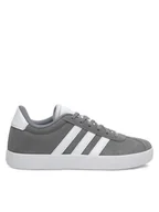 Buty dla dziewczynek - adidas Sneakersy VL COURT 3.0 K ID6314 Szary - miniaturka - grafika 1