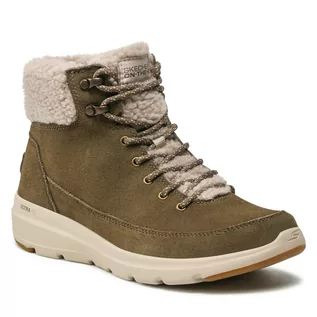 Botki damskie - Skechers Botki Glacial Ultra 16677/OLV Olive - grafika 1