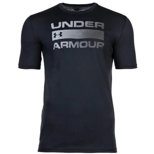 Koszulka Under Armour Team Issue Czarny - Koszulki sportowe damskie - miniaturka - grafika 1