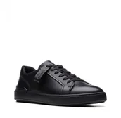 Półbuty damskie - Clarks Court Lite Move H [black leather] - rozmiar 43 - miniaturka - grafika 1