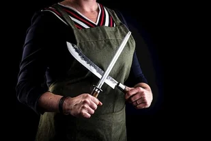 Forged VG10 Nóż rzeźniczy 20 cm - Noże kuchenne - miniaturka - grafika 4