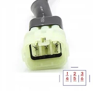 Akcesoria motocyklowe - Adapter kabel 6-pin OBD-2 diagnostyka do KTM K CAN - miniaturka - grafika 1
