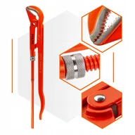 Kombinerki i obcęgi - Polax Klucz do rur szczypce hydrauliczne typ 45° 2 cale - miniaturka - grafika 1