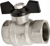 Zawory i kraniki - Hydroland ZAWÓR KULOWY WODNY 1/2" MOTYL TYTAN W/W // ZKW-15-WW-M-H-TYTAN - miniaturka - grafika 1