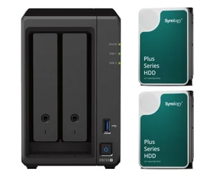 Synology DS723+ 2x 12TB HDD HAT3310 Plus - Serwery plików NAS i macierze dyskowe - miniaturka - grafika 1