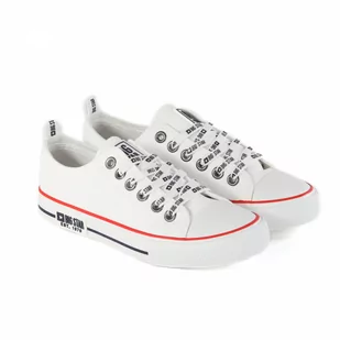 Trampki damskie Big Star Shoes KK274095 biały - Trampki damskie - miniaturka - grafika 1