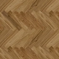 Panele podłogowe - BARLINEK deska trójwarstwowa jodełka klasyczna dąb brązowy lakierowany 14 mm - miniaturka - grafika 1