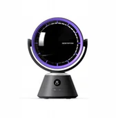 Wentylatory - Wentylator / wiatrak biurkowy HX-121B ciemny szary - miniaturka - grafika 1