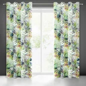 Zasłony - Eurofirany Euro Firany Zasłona 140 x 250 Gotowa Rommy B + Ziel 1211991 - miniaturka - grafika 1