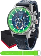 Zegarki męskie - Zegarek Vostok Europe VR42-595A733 Expedition North Pole 1 Polar Spruce Solar 47mm - miniaturka - grafika 1