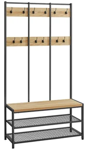 Wieszak Z Metalowy Szafką Na Buty Dąb Sonoma K9-W75 - Wieszaki i stojaki - miniaturka - grafika 1