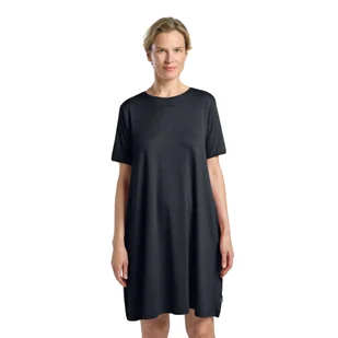 Damska sukienka sportowa Jack Wolfskin TRAVEL DRESS dark navy heather - XS - Sukienki - miniaturka - grafika 1