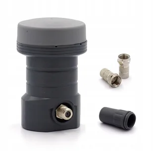 Fuba 21500059 dek 117 Single-uniwersalny LNB "HDTV/3d/4 K" szary 21500059 - Akcesoria car audio - miniaturka - grafika 1