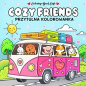 Kolorowanki, wyklejanki - Cozy Friends. Przytulna kolorowanka - miniaturka - grafika 1