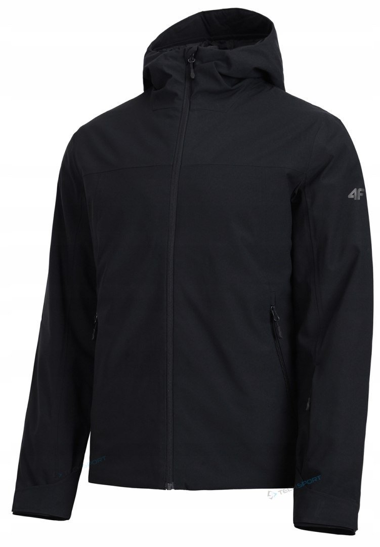 MĘSKA KURTKA ZIMOWA SPORTOWA Z MEMBRANĄ 4F OCIEPLANA WODOODPORNA S