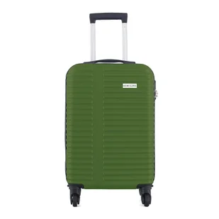 Walizka podróżna w poziome paski 20" - zielony Semi Line - Walizki - miniaturka - grafika 1