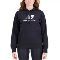 Bluzy sportowe damskie - Bluza New Balance WT31533BK - czarna - miniaturka - grafika 1