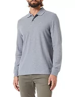 Koszule męskie - bugatti Męska koszula polo 8130-25032, szara, standardowa - miniaturka - grafika 1