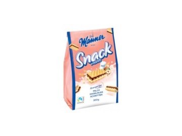 Manner Snack Minis Milk-Hazelnut wafle 300g