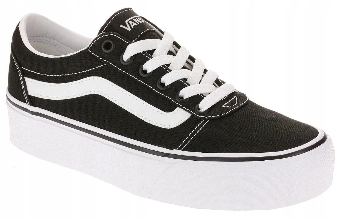 VANS WARD PLATFORM DAMSKIE TRAMPKI CZARNE 40 16PA