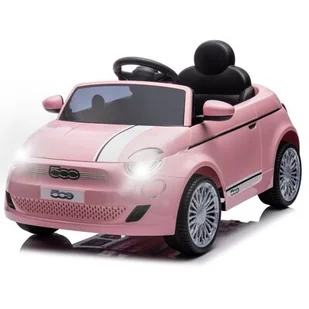 Milly Mally Pojazd na akumulator Fiat 500e Pink - Pojazdy elektryczne dla dzieci - miniaturka - grafika 1