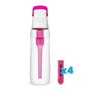 Butelka filtrująca Dafi SOLID 0,7 l flamingowa z 4 filtrami - Butelki filtrujące - miniaturka - grafika 1
