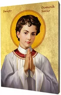 Ikony i obrazy sakralne - Ikona Świętego Dominika Savio Wzór Cnoty i Niewinności - miniaturka - grafika 1