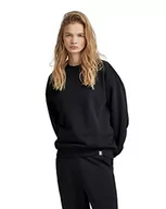 Bluzy męskie - G-STAR RAW Męska bluza Essential unisex luźna bluza, Czarny (Dk Black D22995-d395-6484), XL - miniaturka - grafika 1