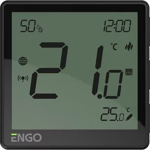 Internetowy podtynkowy regulator temperatury ZigBee EONE230B, czarny - Regulatory i termostaty - miniaturka - grafika 1