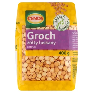 Cenos - Groch żółty łuskany połówki - Zdrowa żywność - miniaturka - grafika 1