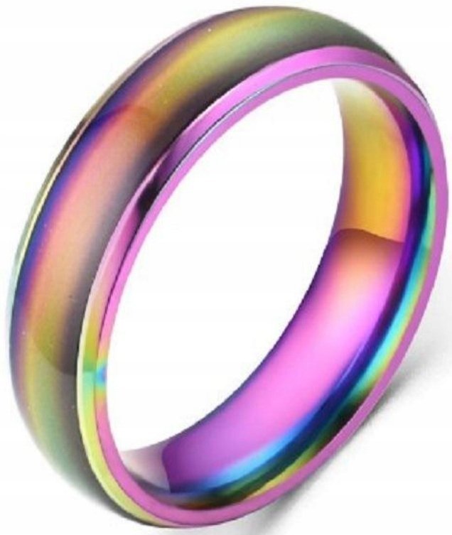 Pierścień Zmieniający Kolor Wielokolorowy