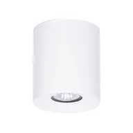 Lampy sufitowe - Biały, klasyczny spot na żarówkę GU10 K-5131 z serii HORN - miniaturka - grafika 1
