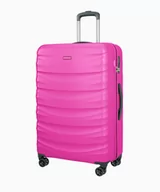 Walizki - PUCCINI Duża walizka z poliwęglanu różowa - miniaturka - grafika 1