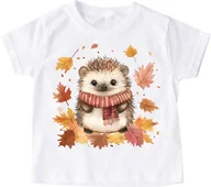 Koszulki dla dziewczynek - Koszulka z jeżem na Dzień Jeża - wzór jeż116 - miniaturka - grafika 1