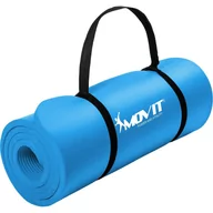 Maty do ćwiczeń - Movit Mata gimnastyczna 183 x 60 x 1 cm - błękit nieba - miniaturka - grafika 1