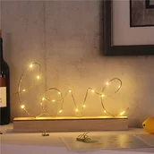 Lampy stojące - Dekoracja stojąca "LOVE" z oświetleniem LED - miniaturka - grafika 1