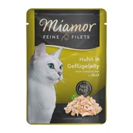 Mokra karma dla kotów - Miamor Feine Filets w galarecie Kurczak w galarecie drobiowej 96x100 g - miniaturka - grafika 1